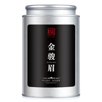Tianhe tea black tea jinjunmei special honey flavor yellow bud wuyi jinjunmei tea 100g can