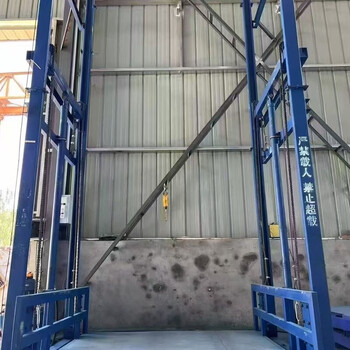 Double-track hydraulic freight elevator, second-floor lifting platform, four-track hydraulic factory anti-fall lift, customized warehouse, third-floor double-cylinder four-track door-to-door survey fee