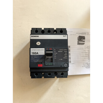3vt8216-1aa03-0aa0, siemens molded case circuit breaker 160a, 3p, in stock with original packaging