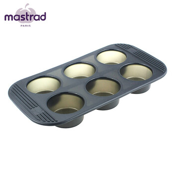 French baking tools, cake baking pan, oven mold for baking household pastries as supplementary food, shell 20-grid mold