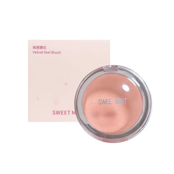 Hanji blush waterproof nude makeup natural repair and brightening skin color waterproof long-lasting no. 06 - apricot color 4.3g