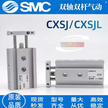 Smc cylinder double-axis double-rod cylinder cxsjm10-20/cxsjl15-30*6-40-50x75x100-m9bl cxsjl15-10