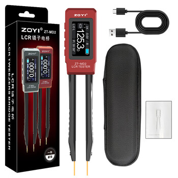 Zoyi electrical measurement (zoyi) zt-md2 high-precision 100khz handheld tweezers bridge intelligent identification voltage resistance capacitance inductance multimeter zt-md2 (official standard)