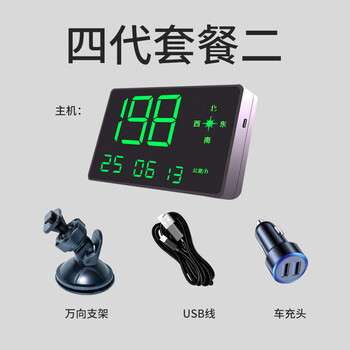 2025 new multifunctional electronic dog speed radar safety warning instrument car hud head-up display gps satellite ym02_package 2_large screen multifunctional hud warning instrument