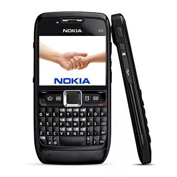 The same model of noah's letter is suitable for nokia e71 full keyboard straight button mobile unicom 3g photography music student backup mobile phone for the elderly black mobile version package four