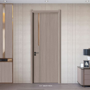 Factory direct sales 2025 new wooden door bedroom door interior door multi-layer solid wood door silent suit door ready-made door single door leaf does not include door cover