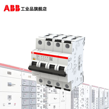 Abb miniature circuit breaker s300p series/2cds384001r0538 s304p-k16 4p