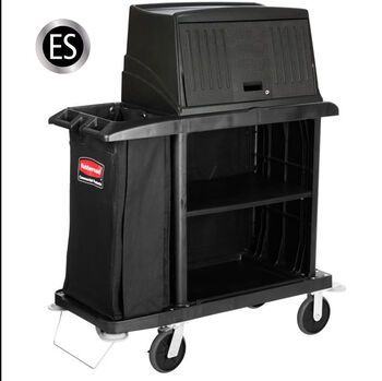 Hotel room work cart cleaning bag rubbermaid service cart garbage bag linen cart storage bag hanging bag rag bag rubbermaid service cart garbage bag black 40*26*83