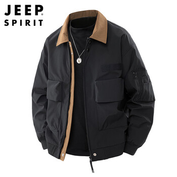 Jeep spirit jeep jacket men's workwear flight jacket men's autumn and winter tops high-end sports casual american men's clothing