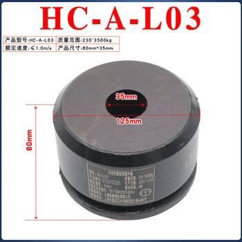 Yue changsheng green shield elevator buffer polyurethane universal ld-hc-l12/l7/l17/l3/l4 pit pad with certificate black hc-a-l03 125x80 without base