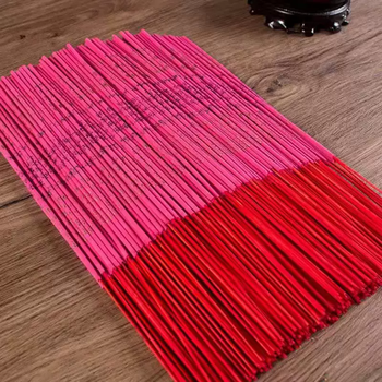 Yusenyi incense candle supplies candle home new year burning incense candle wedding celebration chaoshan bamboo stick temple red candle 40cm rose red incense approximately 110 pieces free 20 22cm candles
