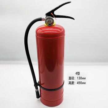 Portable dry powder/water fire extinguisher cylinder empty with full set of teaching demonstration mold stainless steel tank including accessories carbon steel 4kg