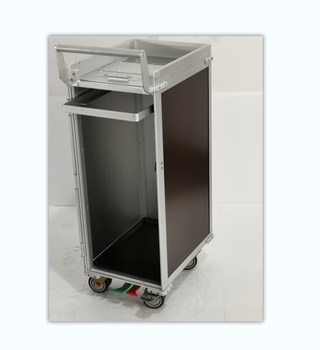 Jilang cleaning car consists of silver and black units