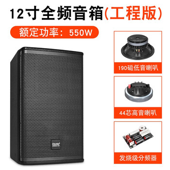 Ytfy voice of berlin high-quality professional speakers stage performance home karaoke bar private room ktv conference room audio xs12 12-inch 190 magnetic engineering version speaker (single)