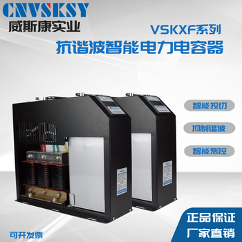 Viscon intelligent reactive power compensation anti-harmonic intelligent power capacitor harmonic control filter intelligent capacitor vskxf-40/280v-7