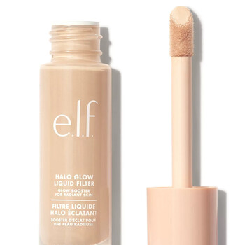 Elf halo glow liquid filter highlighter liquid face primer brightening moisturizing foundation makeup primer -cool