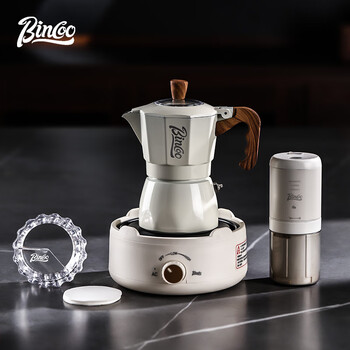 Double valve moka pot household espresso small espresso machine hand brewed coffee pot set coffee utensils