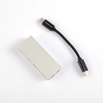 Sound card usb balanced decoder amp preamp mobile phone tablet otg small tail es9039q2m portable dsd silver