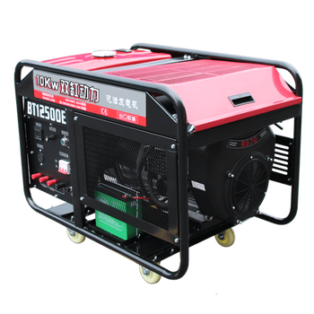 Pupan twin-cylinder power generation 10kw15kw20kw30 kilowatt diesel power generation single-phase 220v three-phase 380v 12kw__380v__gasoline twin-cylinder