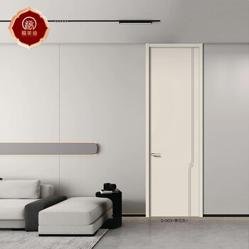 Fumidi wooden door s-003 pavilion blue gray bedroom door paint-free door composite door