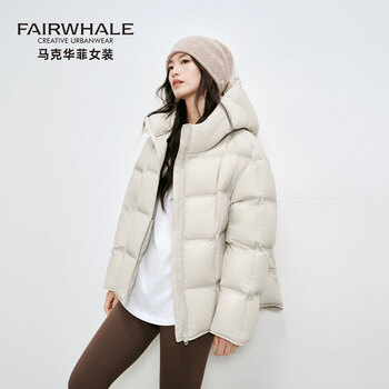 Mark huafei puff down jacket women's winter short 2025 new windproof and cold resistant heat storage warm bread jacket