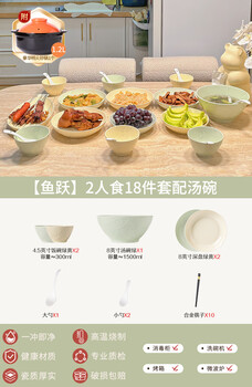 Lowe underglaze color bowl and plate set for home use 2025 new high-value ceramic bowls, plates, chopsticks, bowls and dishes set for home use yuyue affordable package for 2 people no specifications
