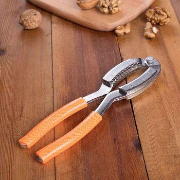 Qiashuo thickened labor-saving walnut clip for peeling walnuts multifunctional walnut clip household pliers walnut tool artifact square steel durable (guaranteed for 20 years) durable