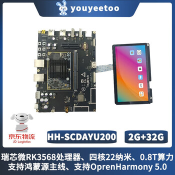 Youyeetoo rockchip rk3568 development board hh-scdayu200 hongmeng openharmony 5.0 domestic ai artificial intelligence hongmeng source main line