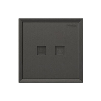 Schneider hao lang series deep space gray telephone category 5e information socket c2e32tdrj5_bg_c1 telephone category 5e information socket hao lang space gray