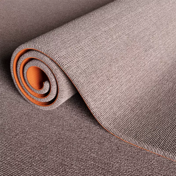 Yusenyi commercial office special high-end floor mats are large-area and can be cut for home bedrooms and partitions. rice brown single-stripe environmentally friendly tpe (sound insulation mat). 1.2 meters wide. how many pieces are there? how many meters long is the whole piece?