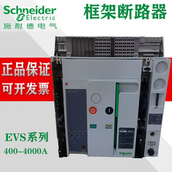 Schneider frame circuit breaker evs04/06/08/10/12/16/20/25/32/40 air circuit breaker evs16 1600a fixed 3p
