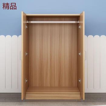 Yusenyi economical wardrobe solid wood assembly storage cabinet for home bedroom room 2 doors special price 120 high 80 wide 40 deep assembled