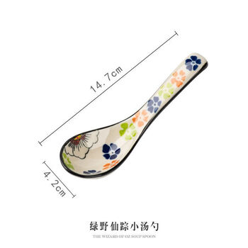 Hand-painted ceramic small stew cup, household soup cup with lid, water-proof soup can, steamed egg bowl, steamed egg custard special bowl, dessert bowl, wizard of oz small soup spoon