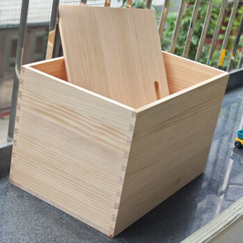 Ye yu tatami wooden box bed solid wood box storage box can sit in the rectangular storage box widened splicing cabinet bed box pine solid wood straight splicing board 15mm thick top opening length, width and height 100-50-40/hand polished