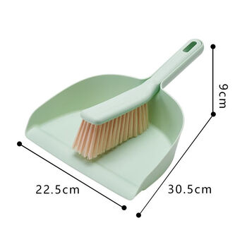 Garbage shovel household desktop hair cleaning broom dustpan set mini plastic dormitory kang bed sweeper broom nordic green set