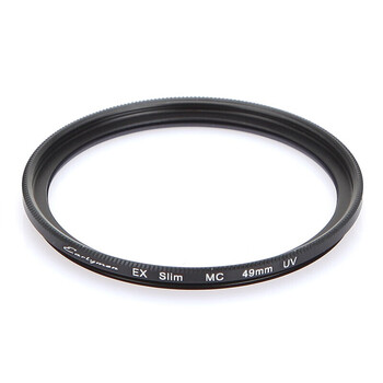 Early traveler 49mm uv mirror protection mirror ultra-thin 12-layer coating filter for micro-slr camera, suitable for canon r10/r50/rf-s18-45mm/sony 55f1.8za and other lenses
