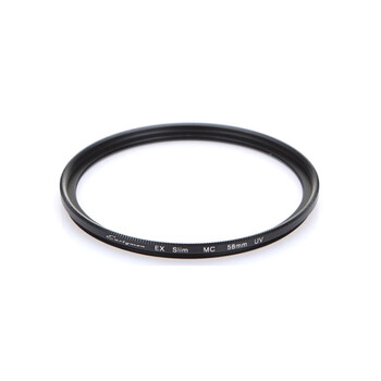 Early traveler 58mm uv mirror protection mirror micro-slr camera ultra-thin 12-layer coating filter suitable for sony and canon 750d/800d/200d18-55/75-300/55-250