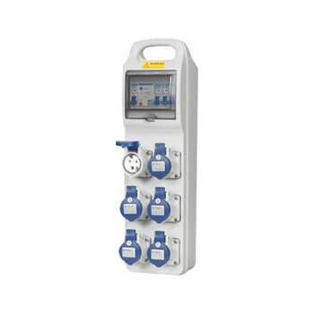 Ttj waterproof industrial socket three core 16a 6 seats yct136