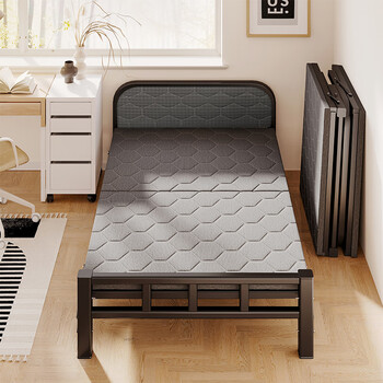 Editor-in-chief xiang folding bed free installation single bed simple office rental lunch break march hard board bed hospital accompanying bed 80 width
