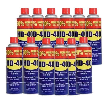 D40 anti-rust lubricant rust remover rust removal artifact metal powerful cleaning agent screw loosening agent anti-rust oil spray 550ml*12 bottles