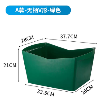 Yusenyite thickened plastic rectangular ice bucket ktv wine frame beer basket beer frame bar box ice bucket free shipping extra thick v-shaped beer bucket green