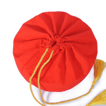 Panxudou wine jar lid, wine jar sealed wine jar sandbag bag lid, cloth sealing bag, wine jar seal, pure cotton thickened red, diameter 20cm round bottom red cloth bag + lid plastic paper