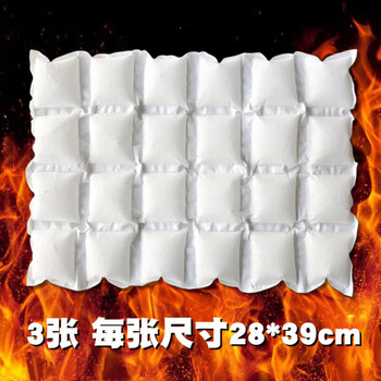Liuyang ice bag air express special frozen reusable seafood food grade fresh-keeping refrigerated self-absorbing water 24 compartments white style 3 sheets