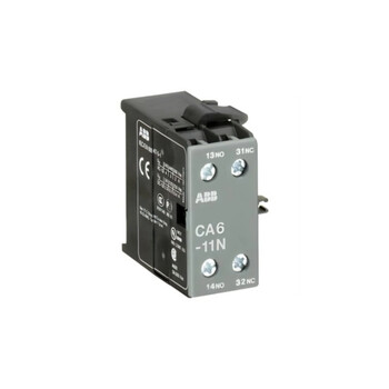 Abb micro contactor b7/b6-30-10 k6 auxiliary contact ca6-11n caf6-11k-11m ca6-11n