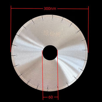 300350 rock plate special cutting schist plate chamfering saw blade tile rock large saw blade diameter 300 inner hole 60 heads thickness 2 points 8