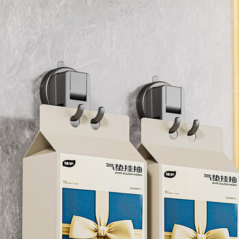 Added suction cup paper towel hook wall hanging multi-functional portable paper towel strong sticky hook toilet kitchen bathroom hanger