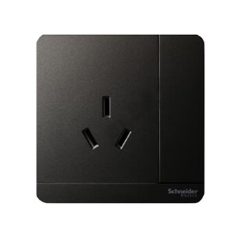 Schneider yishang series space gray three-hole 10a socket with switch e8315_10s_dg_c1 three-hole 10a socket with switch yishang space gray