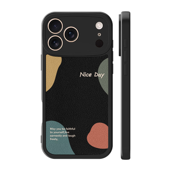 99% new maibei whale suitable for apple 17pro mobile phone case iphone17pro protective cover lens all-inclusive ultra-thin light luxury lambskin creative unisex model anti-fall soft shell niceday black