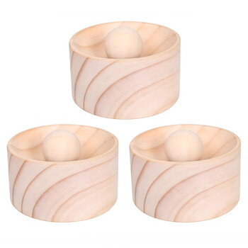 Sartini's new dumpling maker wooden round kitchen household dumpling wrapper mold with water-coated skin non-stick dumpling wrapper upgraded dumpling wrapper artifact 3 pack round