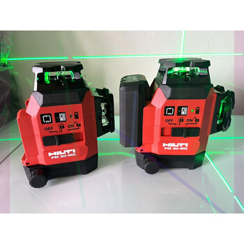 #level new hilti pm30-mg 3x360 degree hammer type self-leveling